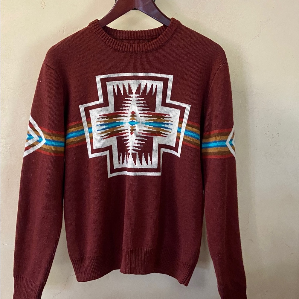 Sz unknown (M?) Women’s Crewneck Southwestern Pattern Sweater